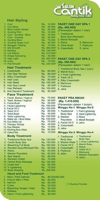 7 Harga Salon Kecantikan Bikin Kantong Jebol vs. Hasilnya, Worth It?