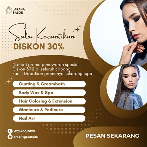 6 Promo Salon Kecantikan yang Membuat Anda Tampil Cantik dengan Harga Miring! 6 Promo Salon Kecantikan yang Membuat Anda Tampil Cantik dengan Harga Miring!